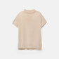 Maglione oversize in lana con collo alto e maniche a pipistrello