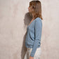 Cardigan in maglia con bottoni dorati