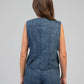 Gilet in denim Harper