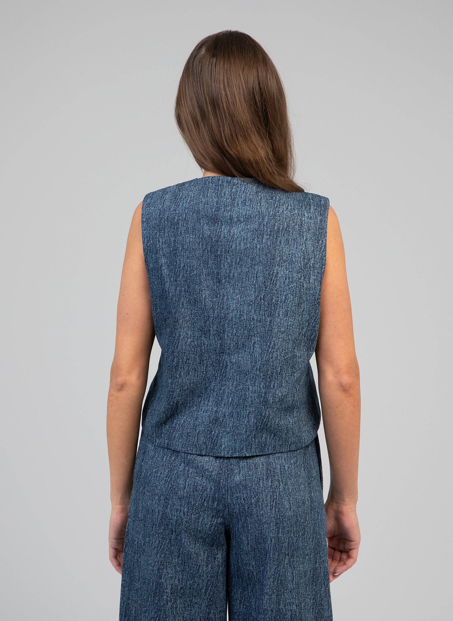 Gilet in denim Harper