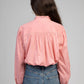 Camicia Saminy rosa in voile di cotone