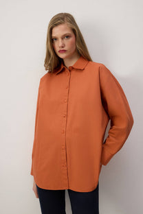 Camicia oversize in cotone