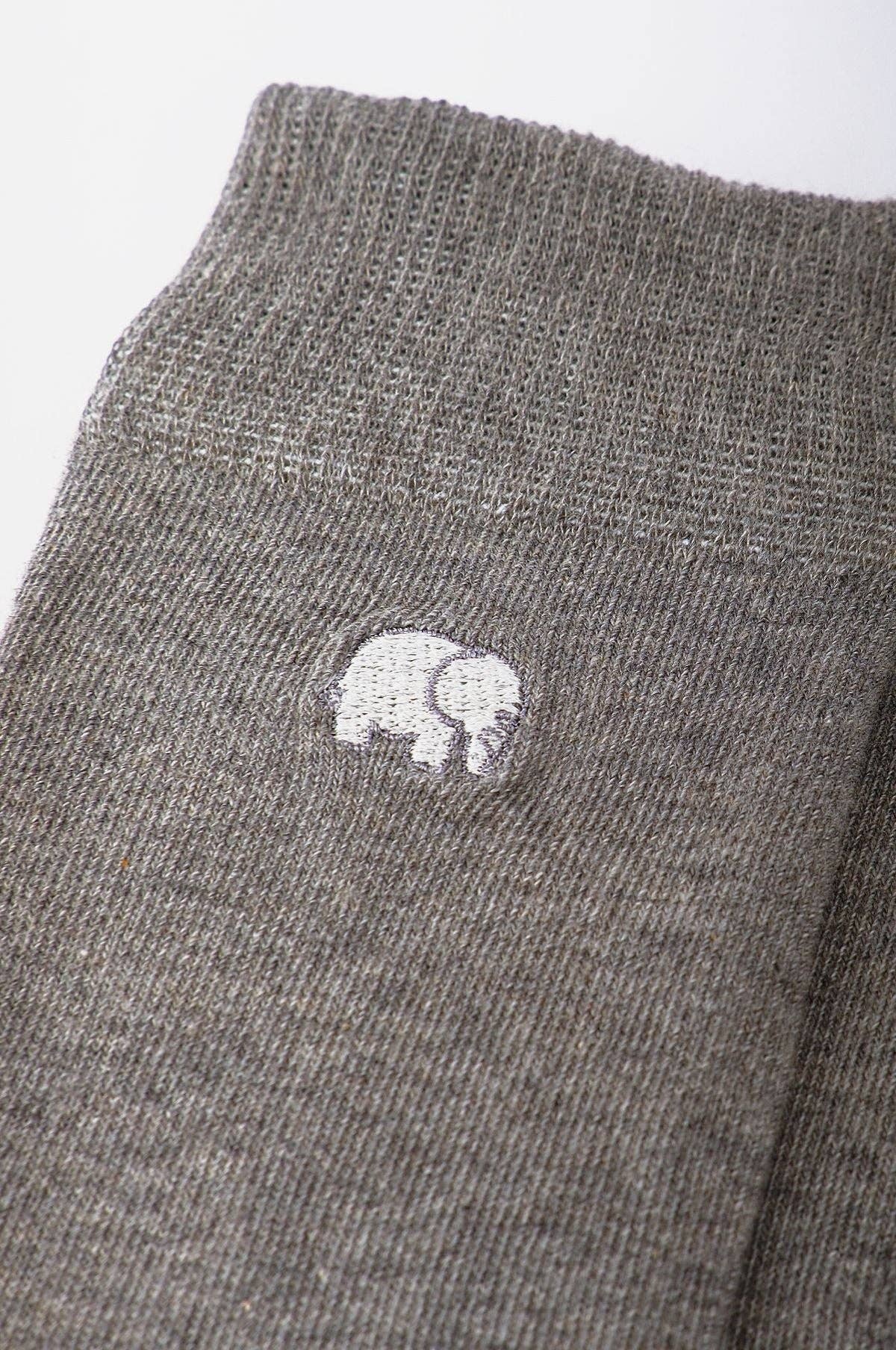Calzini essenziali leggeri grigio mélange