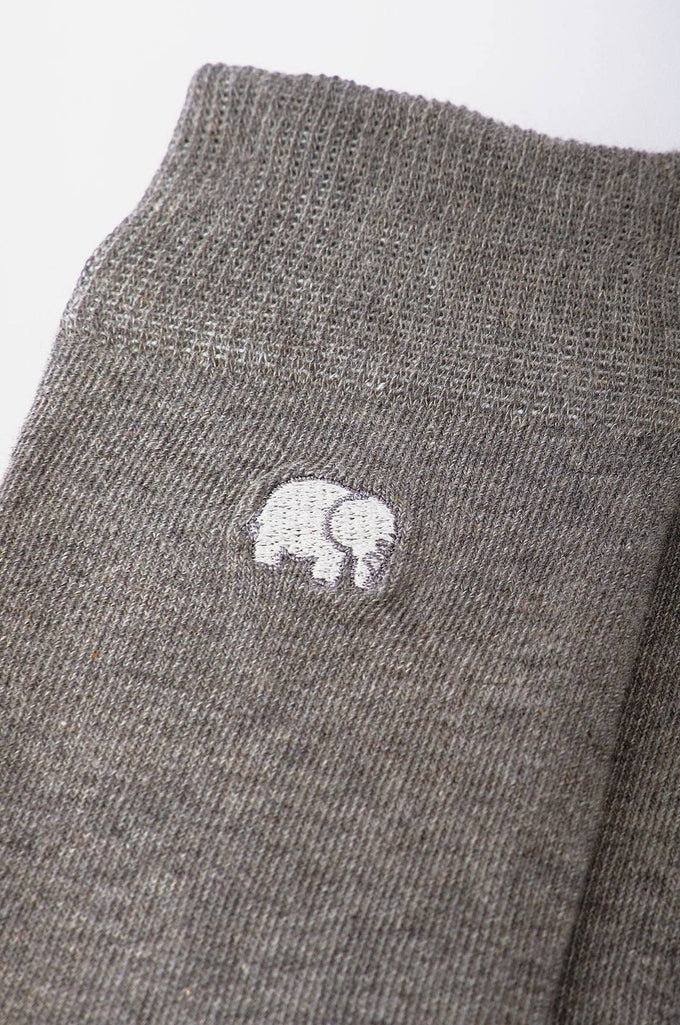 Calzini essenziali leggeri grigio mélange