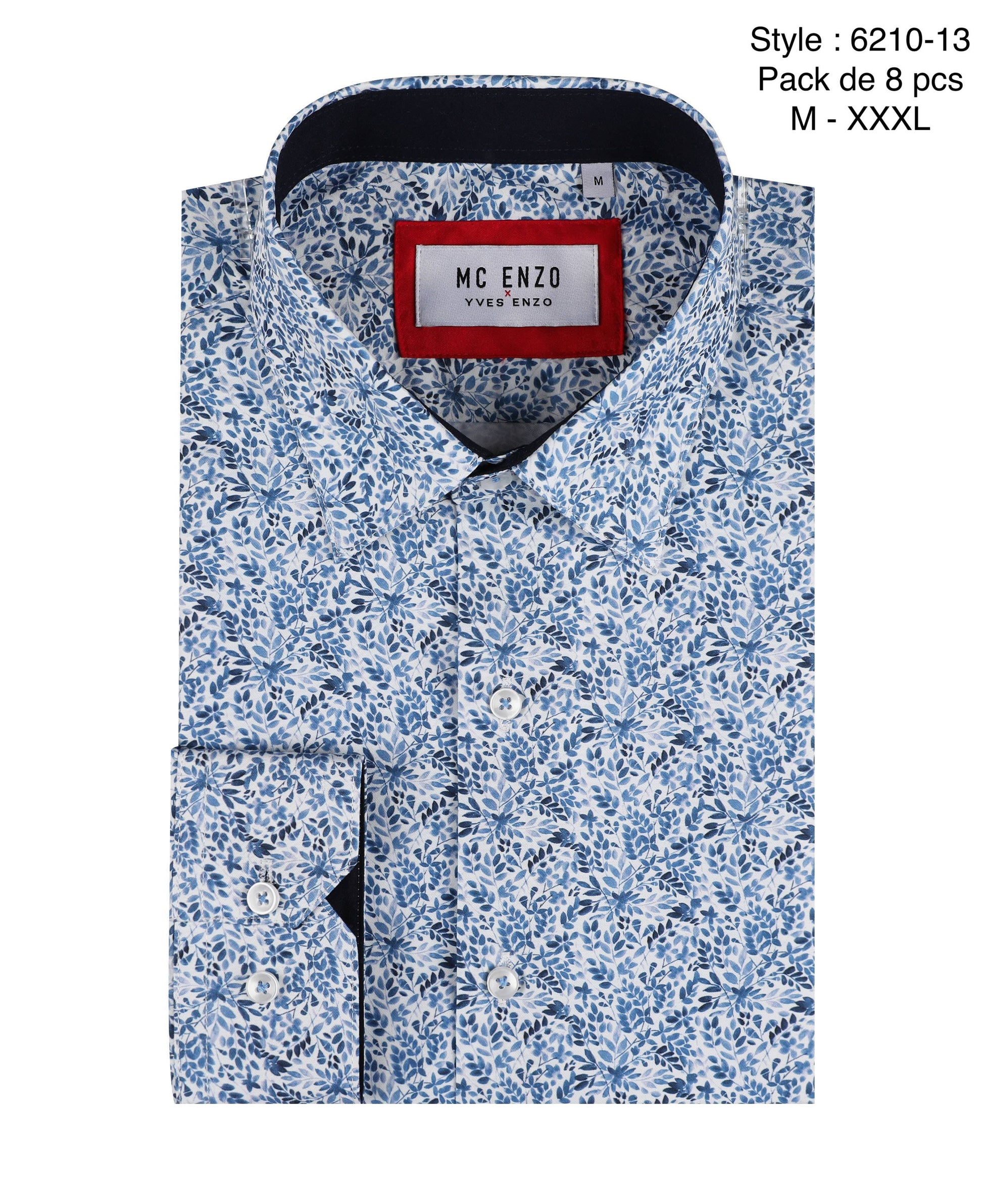 Camicia comfort a fantasia Liberty