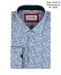 Camicia comfort a fantasia Liberty