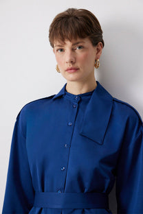 Camicia relax fit con spalline