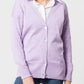 Cardigan lungo con scollo a V e bottoni