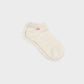 Calzini corti glitter beige