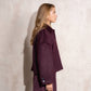 Cappotto corto oversize in misto lana