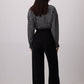 Pantaloni a coste con vita elastica