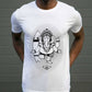 T-shirt Ganesh in cotone biologico con grafica surf