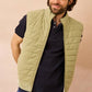 Gilet imbottito in pile di cotone con tasche Ami
