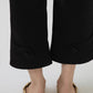 Pantaloni in raso con bottoni