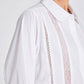 Camicia Hanne in popeline di cotone bianco