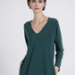 Abito midi Malha con scollo a V