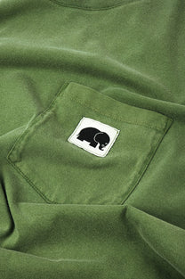 T-shirt pigmentata Phoenix Pinnas verde