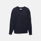 Maglione in maglia strutturata con scollo a V