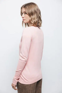 Cardigan in maglia rasata con bottoni