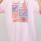 T-shirt oversize grafica Game Day