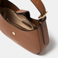 Borsa a spalla in ecopelle liscia con tracolla