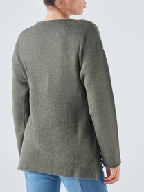 Maglione in maglia con fibbia laterale