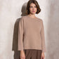 Maglia in maglia boxy con bottoni laterali