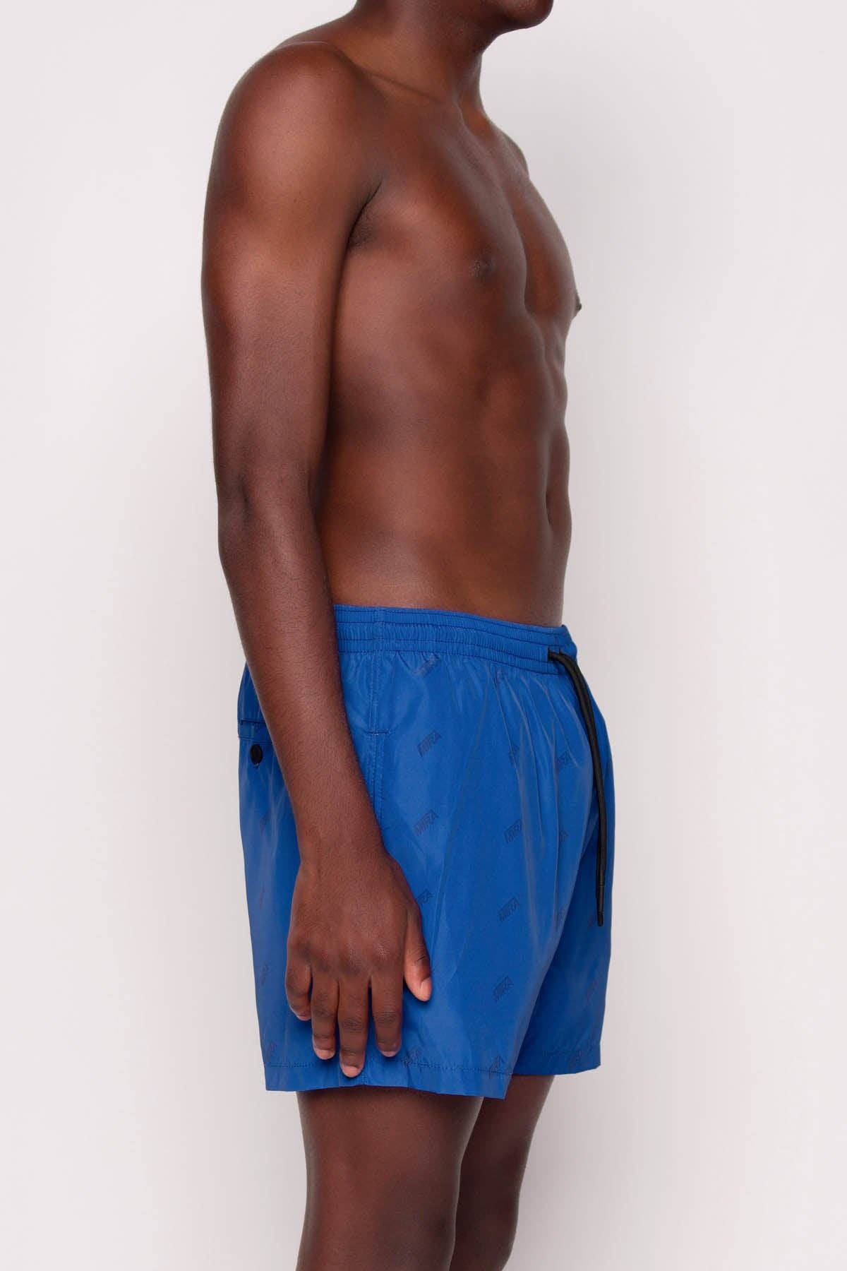Costume da bagno uomo Monochrome blu ad asciugatura rapida
