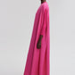 Abito oversize con body fucsia