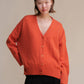 Cardigan oversize in tweed