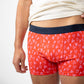 Boxer in cotone biologico con stampa cuori Valentin