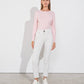 Pantaloni slim in cotone elasticizzato