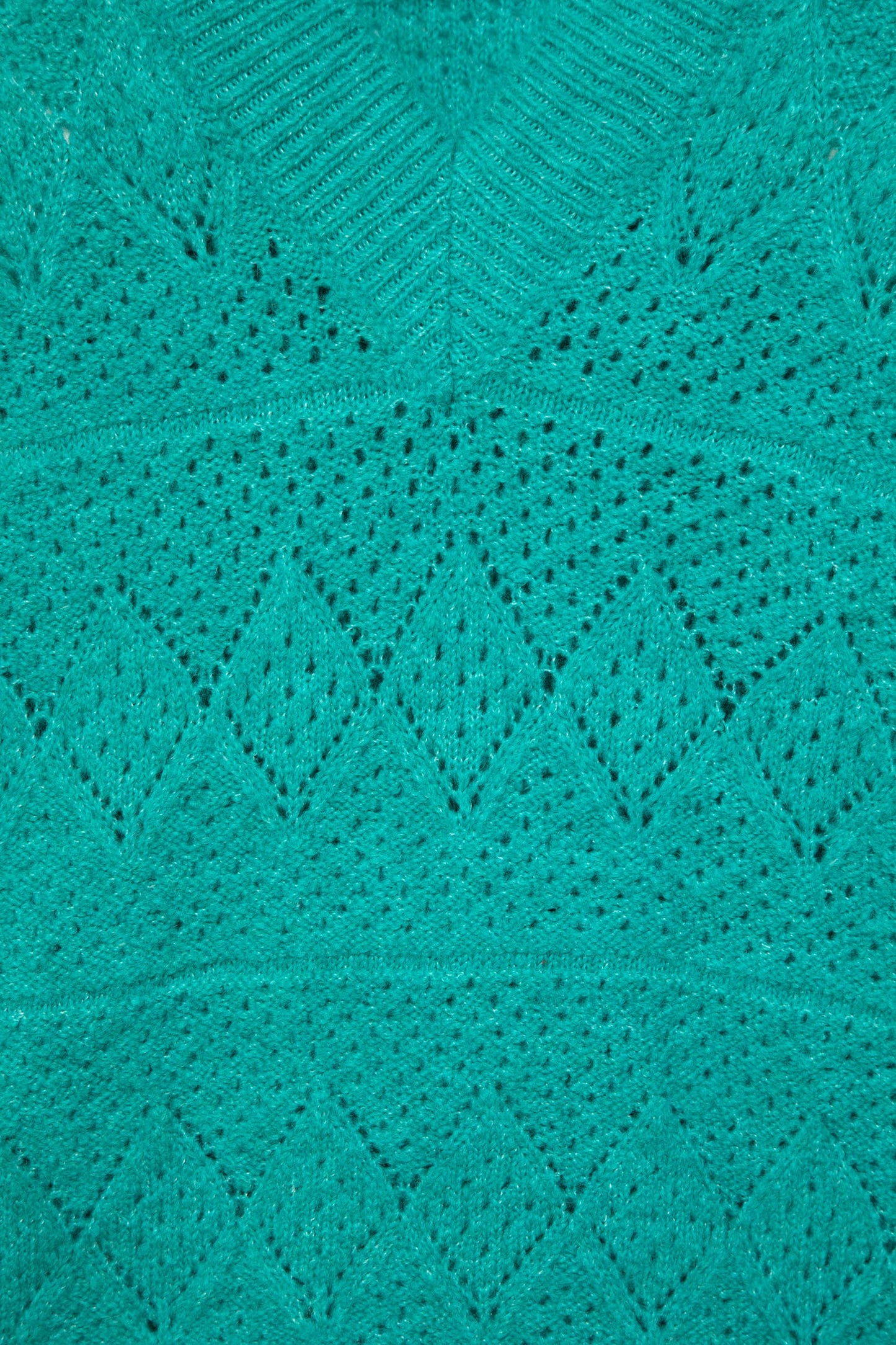 Maglione a maglia strutturata con scollo a V