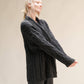 Cardigan Aran oversize in misto cashmere