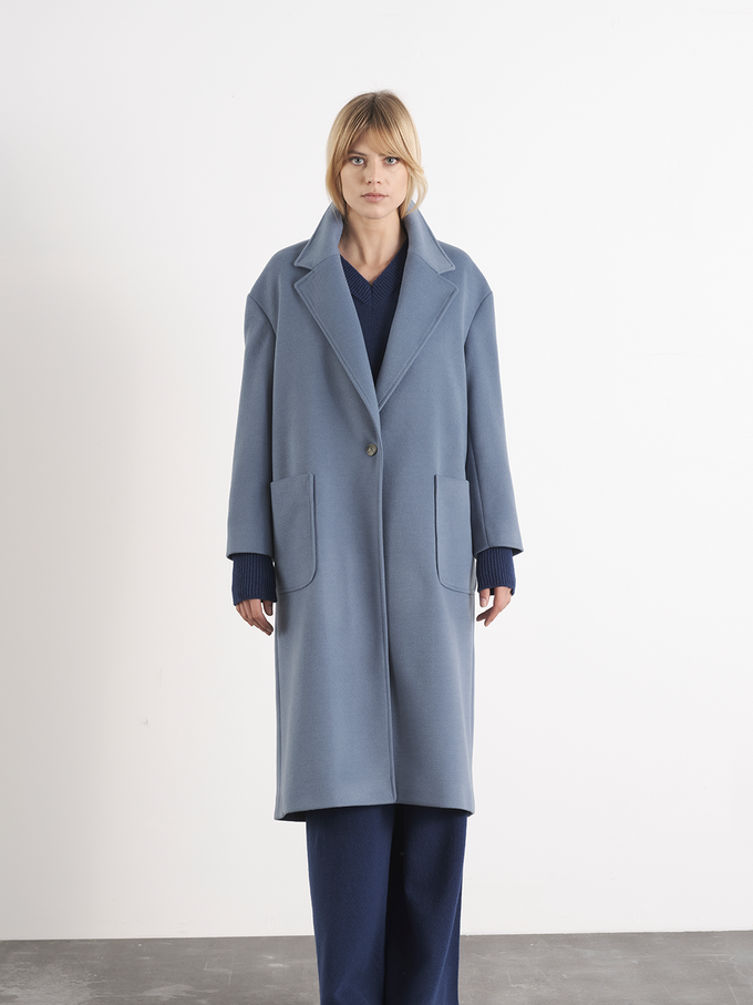 Cappotto lungo relaxed fit da donna