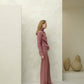 Pantaloni lounge in lana merino extrafine a coste