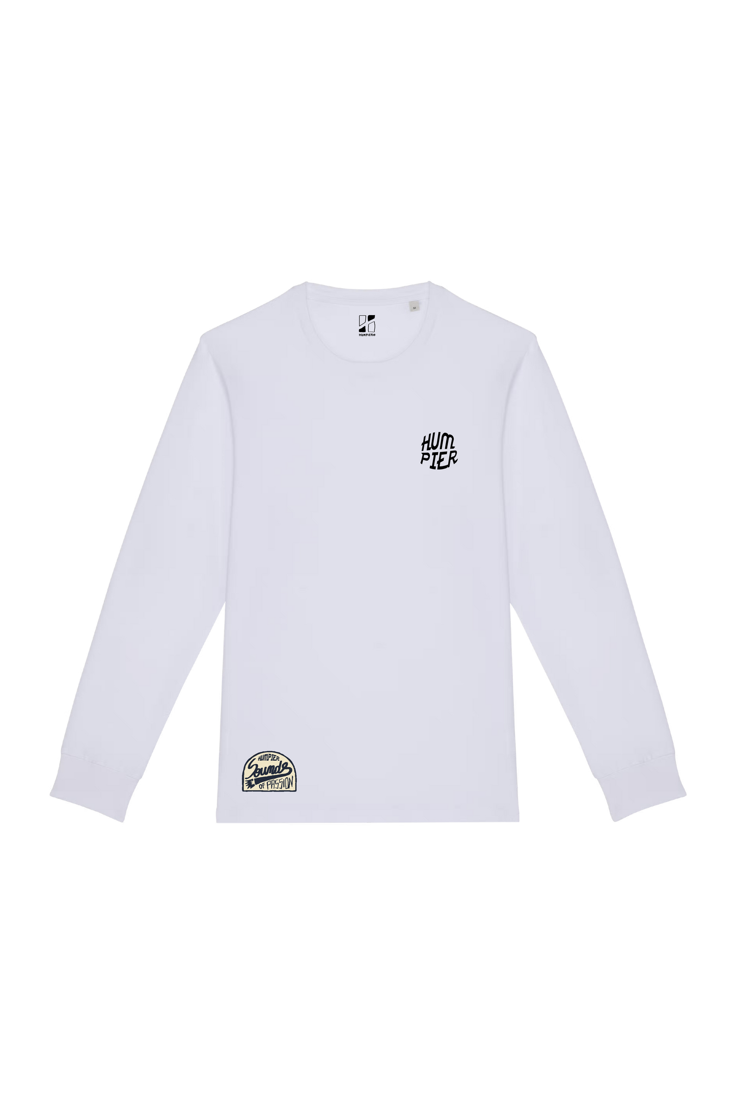 T-shirt vintage a manica lunga in cotone organico