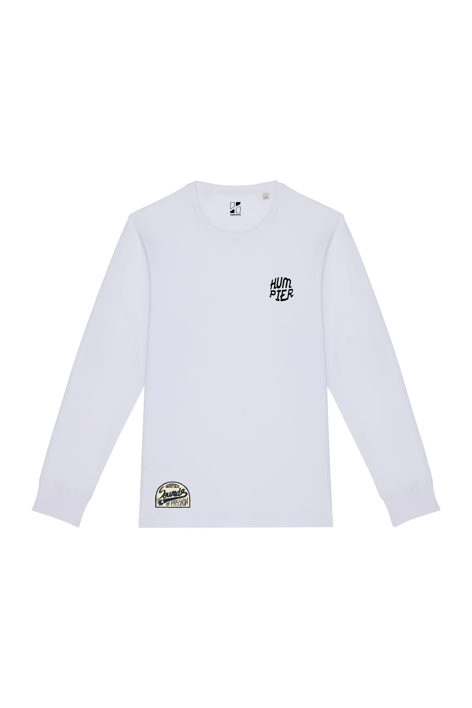 T-shirt vintage a manica lunga in cotone organico