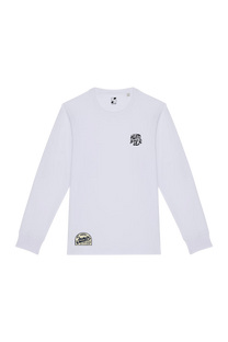 T-shirt vintage a manica lunga in cotone organico