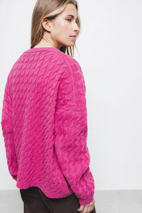Maglione in maglia strutturata girocollo