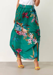 Gonna lunga boho floreale