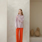 Maglione dolcevita ampio in misto cashmere