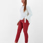 Maglione in maglia con fibbia laterale