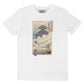 T-shirt unisex in cotone biologico con stampa castello tra le nuvole
