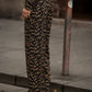 Pantaloni animalier in viscosa
