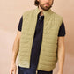 Gilet imbottito senza maniche Ami color salvia