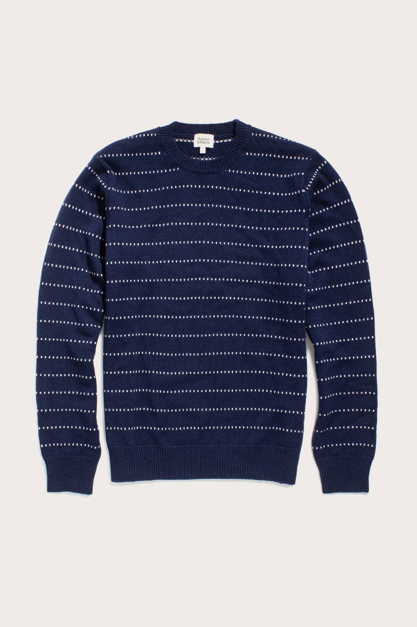 Maglione Orson a righe puntinate blu navy