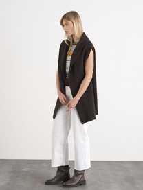 Gilet in maglia con tasche