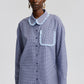 Camicia vichy con volant