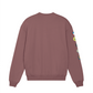 Felpa girocollo oversize con patch
